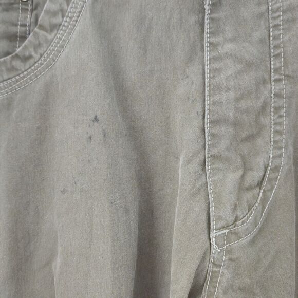 Kuhl Mens Pants 30x32 Born In The Mountains Vintage Patinadye Olive Green Hiking - Picture 3 of 16
